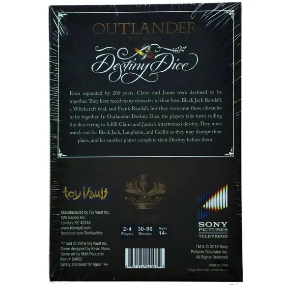 NIB Outlander Destiny Dice Board Game - Picture 3 of 7